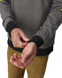 Mens Speed Fleece Crew Jacket - Storm