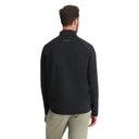 Mens Gridweb Fleece Half Zip Jacket - Black