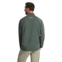 Mens Gridweb Half Zip - Dark Forest