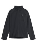 Black jacket with a logo on a white background