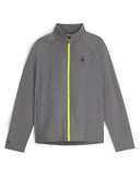 Mens Gridweb Full Zip T-Neck - Storm