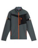 Mens Wengen Bandit Full Zip Jacket - Slate Blue
