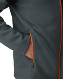 Mens Wengen Bandit Full Zip Jacket - Slate Blue