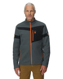 Mens Wengen Bandit Full Zip Jacket - Slate Blue