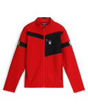 Mens Wengen Bandit Full Zip Jacket - Spyder Red