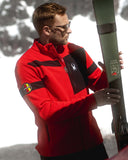 Mens Wengen Bandit Full Zip Jacket - Spyder Red