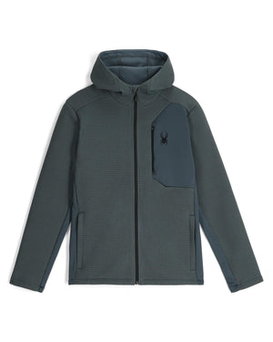 Mens Bandit Hooded Jacket - Slate Blue