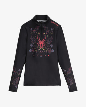Women's Vivid Quarter Zip - Black