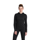 Womens Stretch Charger Hoodie - Black