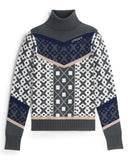 Womens Stellar Ski Sweater - Slate Blue