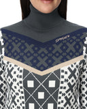 Womens Stellar Ski Sweater - Slate Blue