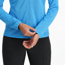 Womens Gridweb Hoodie - Aether Blue