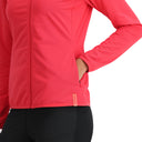 Womens Gridweb Hoodie - Prism Pink