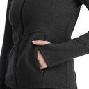 Womens Soar Full Zip Jacket - Black