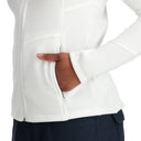 Womens Soar Full Zip - White