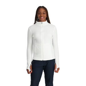 Womens Soar Full Zip - White
