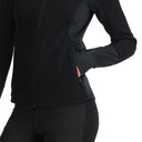 Womens Bandita Full Zip Sweater - Black