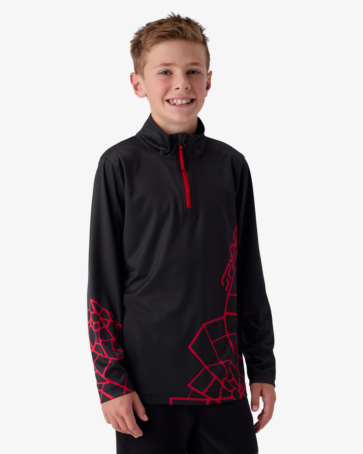 Boys' Jacobs 1/2 Zip - Black