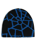 Mens Reversible Web Beanie - Cobalt