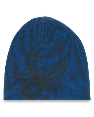 Mens Reversible Innsbruck Beanie - Slate Blue