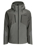 Gray and black jacket with Spyder logo on a white background