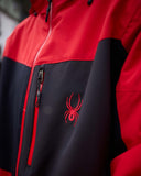 Mens Copper Jacket - Spyder Red