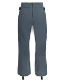 Blue ski pants on a white background