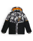 Boys Impulse Jacket - Black Block Camo
