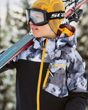 Boys Impulse Jacket - Black Camo