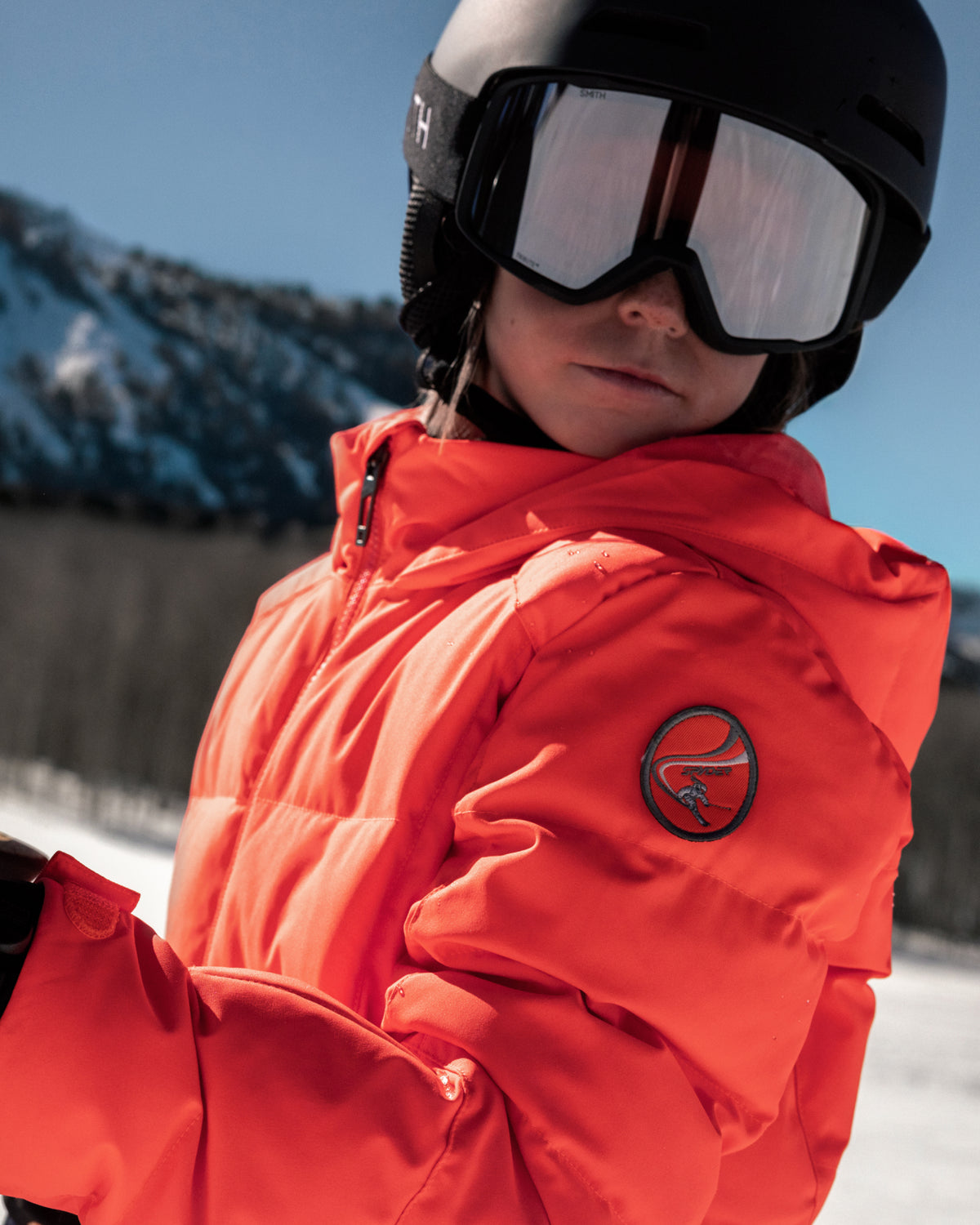 Girls' Zadie Synthetic Down Jacket - Electric Coral
