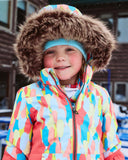 Little Girls Lola Jacket - Coral Haze Sprinkles