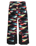 Colorful patterned pants on a white background