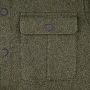 Men's Sweater Fleece Shacket - Dusty Green