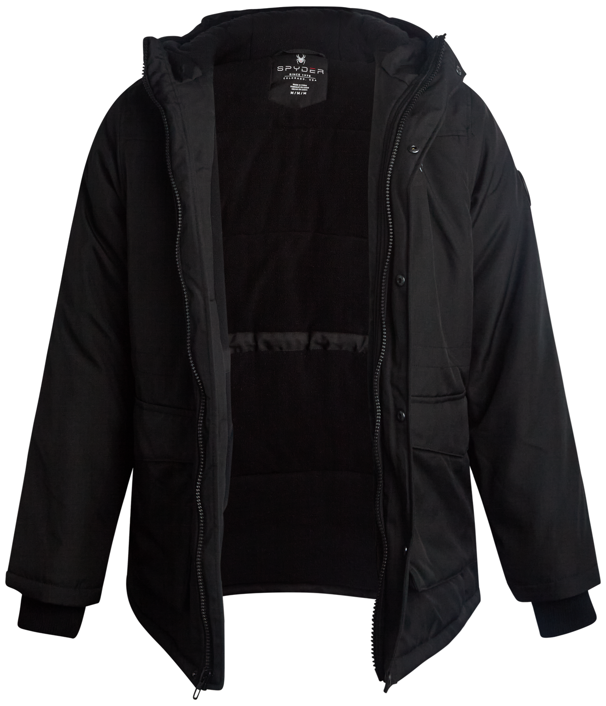 Men's Parka Jacket - Black