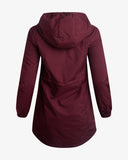 Women's Long Spyder Lite Jacket - Burgundy
