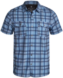 Men's Seaside Collared Shirt- Dusty Blue