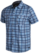 Men's Seaside Collared Shirt- Dusty Blue