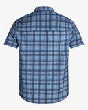 Men's Seaside Collared Shirt- Dusty Blue