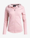 Women's Mink Fleece Zip Sweater - Mauve Rose