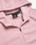 Women's Mink Fleece Zip Sweater - Mauve Rose