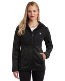 Womens Softshell - Heather Black