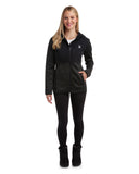 Womens Softshell - Heather Black