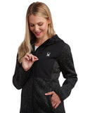 Womens Softshell - Heather Black