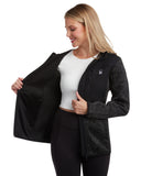Womens Softshell - Heather Black