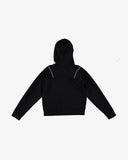Women's Scuba Zip Hoodie - Black