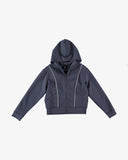 Women's Scuba Zip Hoodie - Midnight Blue