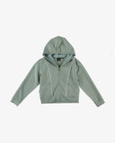 Women's Scuba Zip Hoodie - Seagrass