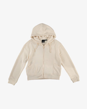 Women's Techknit Zip Hoodie - Cream