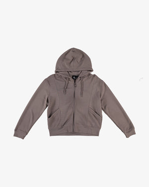 Women's Techknit Zip Hoodie - Driftwood