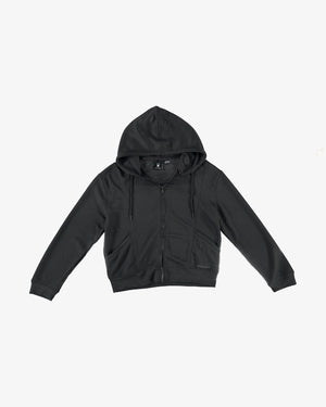 Women's Techknit Zip Hoodie - Black